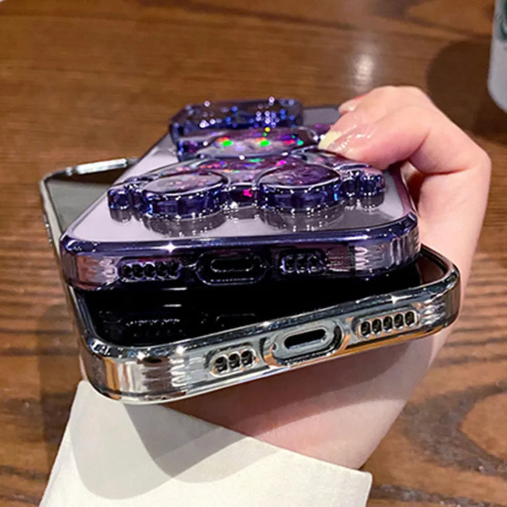 Cute Rabbit Rich Glitter Case for iPhone 15 Pro Max