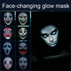 LED Digital Light Mask For Halloween