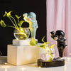 LED Lights Home Decor Glass Vase | Astronaut Hydroponics Flower Vases - SuperShop.Rocks