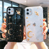 Stars Moons Glitter Clear Phone Case for IPhone - SuperShop.Rocks