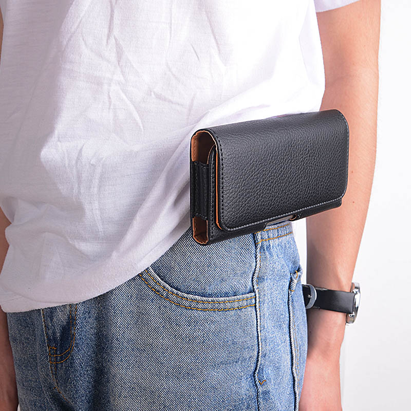 Mobile Phone Leather Belt Clip Holster For iPhone
