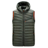 Mens Hooded Puffer Vest Jacket