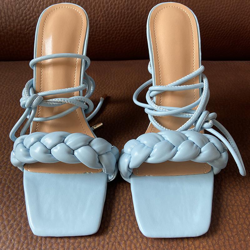 Open Toe Clear Heels Sandals - SuperShop.Rocks