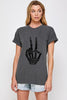 Deuces Peace Graphic T Shirt