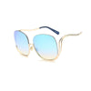 Load image into Gallery viewer, Luxury Brand Rimless Designer Sunglasses | Oversized Round Sun Glasses - SuperShop.Rocks