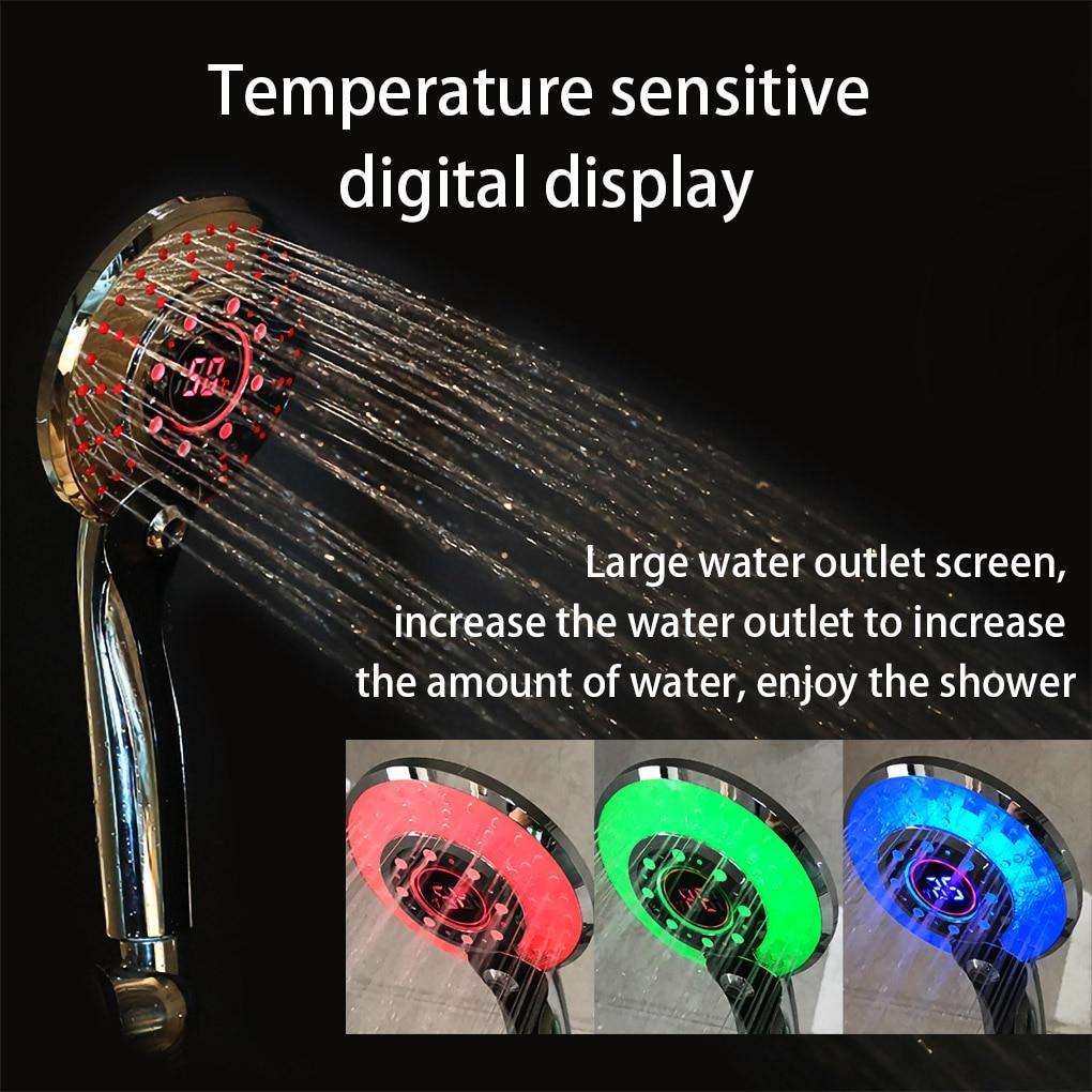 LED Shower Head Digital Temperature Control Rain Bath - SuperShop.Rocks