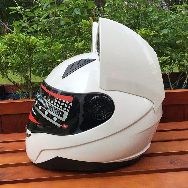 Motorcycle Cat Ear Racing Helmet - SuperShop.Rocks