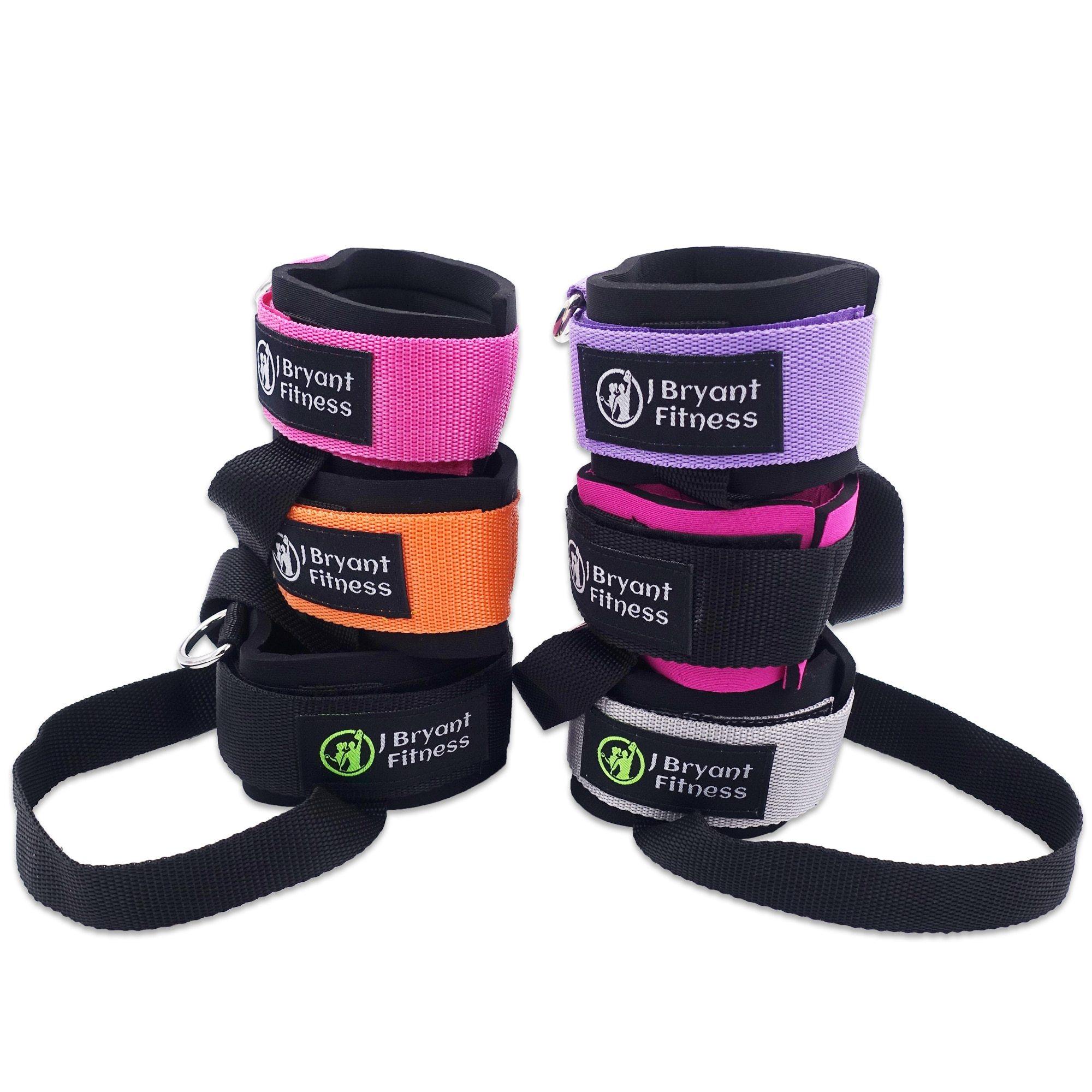 Exercise Bands Ankle Straps for Cable Machines | Home Gym Fitness Equipment - SuperShop.Rocks