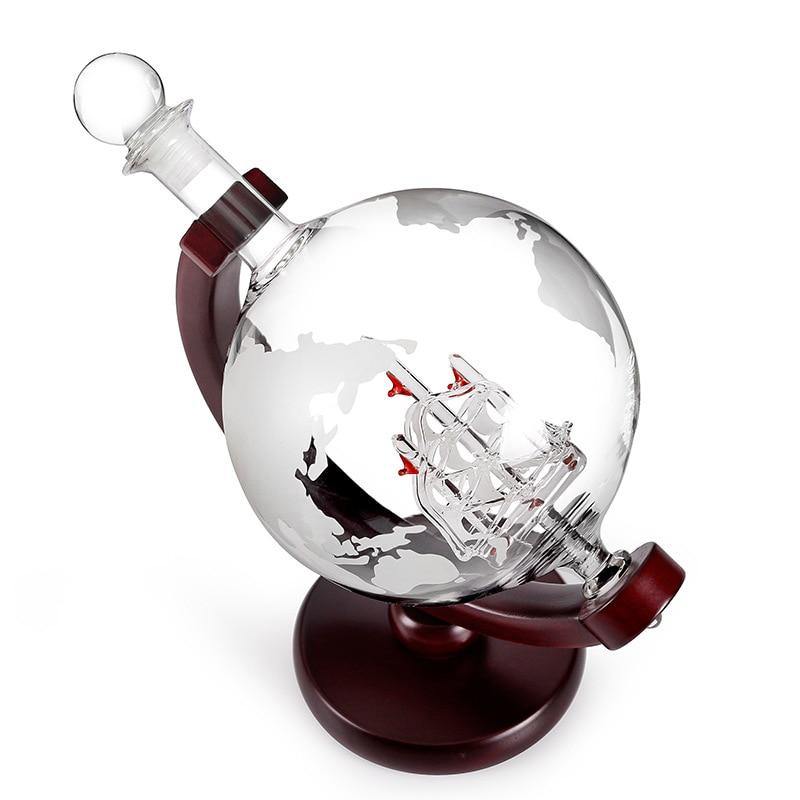 Crystal Glass Globe Decanter Bar Wine Set - SuperShop.Rocks