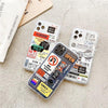 Retro Labels Phone Case For iPhone - SuperShop.Rocks