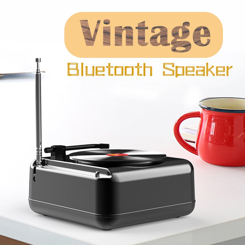 Vintage Mini Bluetooth Speaker