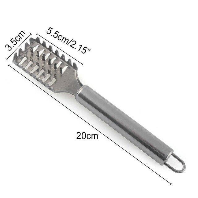 Stainless Steel  Fishing Tool Scraper  | Fish Scale Remover Kitchen Tool - SuperShop.Rocks
