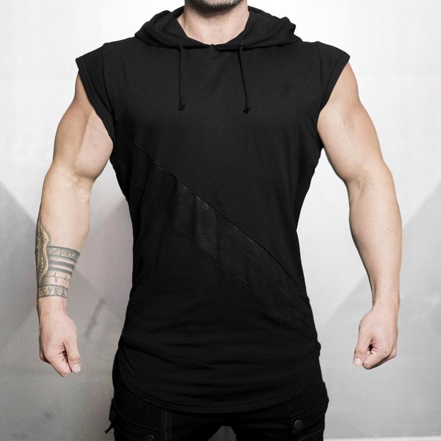 Men Bodybuilding Sleeveless Hoodie Sweatshirt - SuperShop.Rocks
