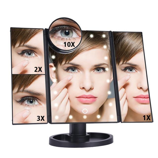 LED Touch Screen Makeup Mirror | Smart Face Mirrors - SuperShop.Rocks