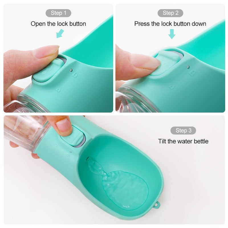 Portable Water Bottle For Small and Large Dogs