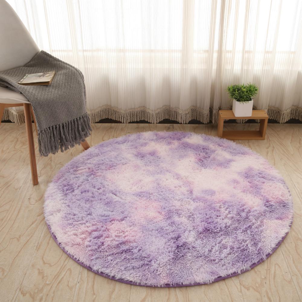 Warm Thick Round Rug Carpets for Living Room