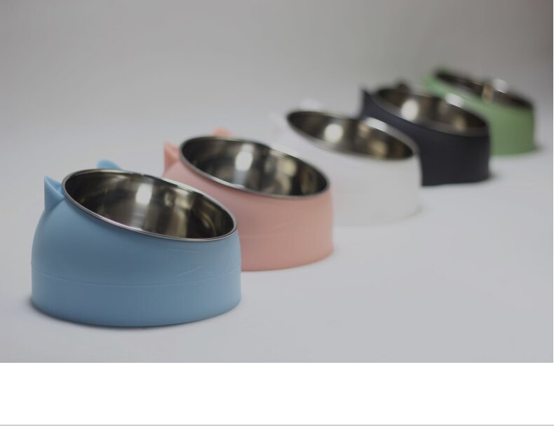 15 Degrees Raised Pet Food Drinker Bowls