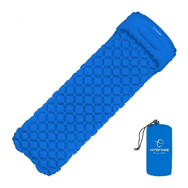 Outdoor Camping Inflatable Sleeping Air Mattress with Pillows