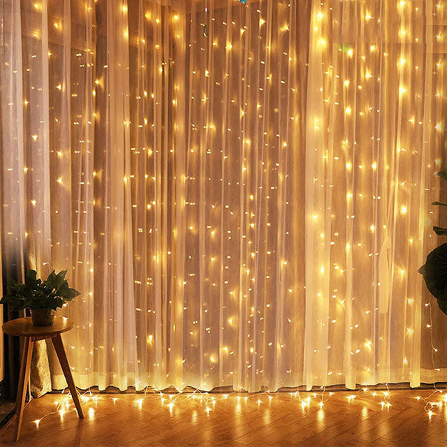 Merry Christmas Curtain Light For Home
