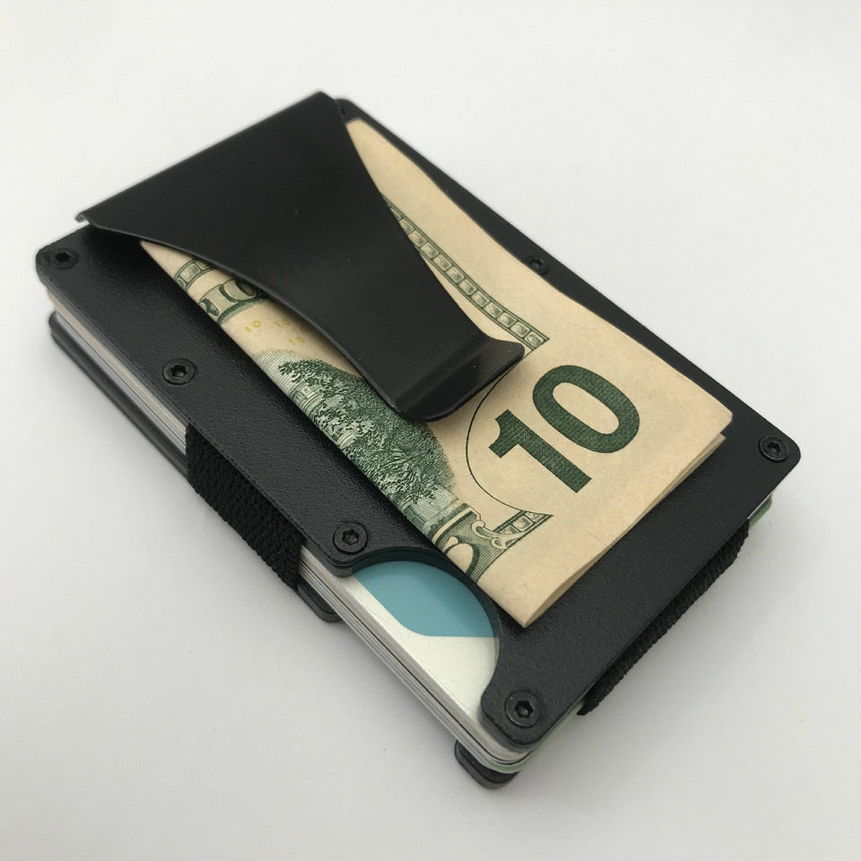 Carbon Fiber Money Clip Wallet And Credit Card Holder