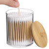 Acrylic Storage Jar Makeup and Cotton Round Pad Holder for Bathroom
