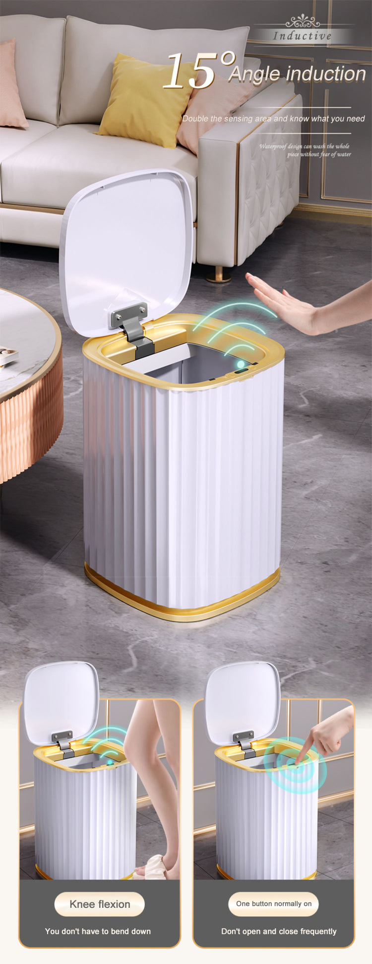Smart Sensor Garbage Trash Can