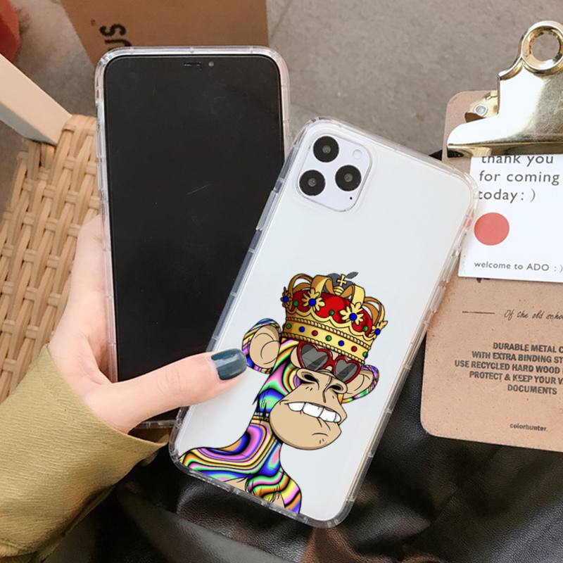 Rarity Apes NFT Art Phone Case For iPhone 11 Series