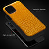 100% Natural Crocodile Leather Phone Case for iPhone