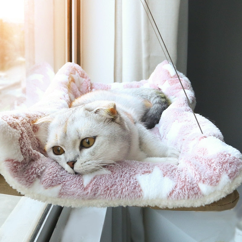 Pet Hammock Climbing Frame Hanging Cat Bed