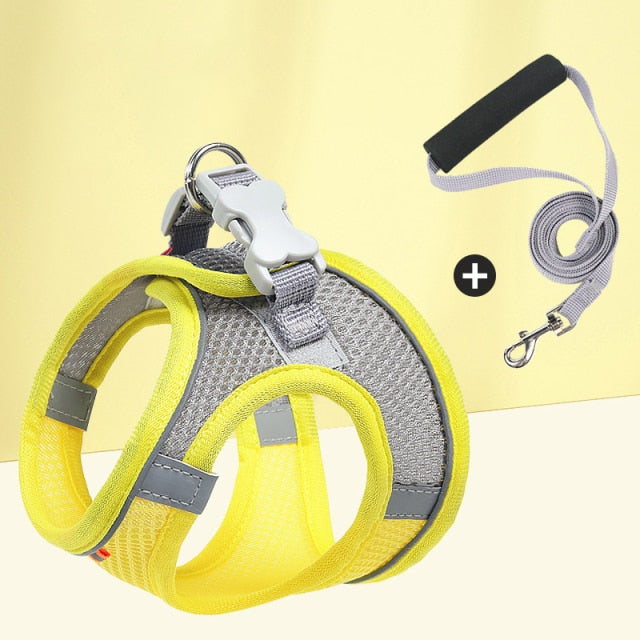 Breathable Dog Harness With Leash