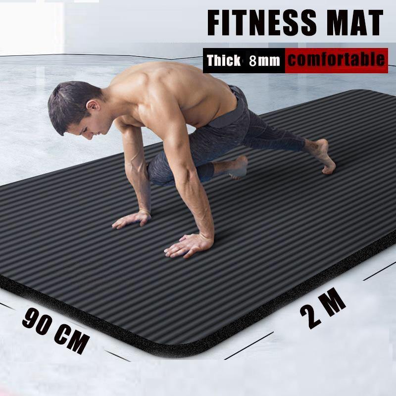 Black Rubber Gym Mats | Home Gym Exercise Equipment Mats | Yoga & Pilates Mats - SuperShop.Rocks