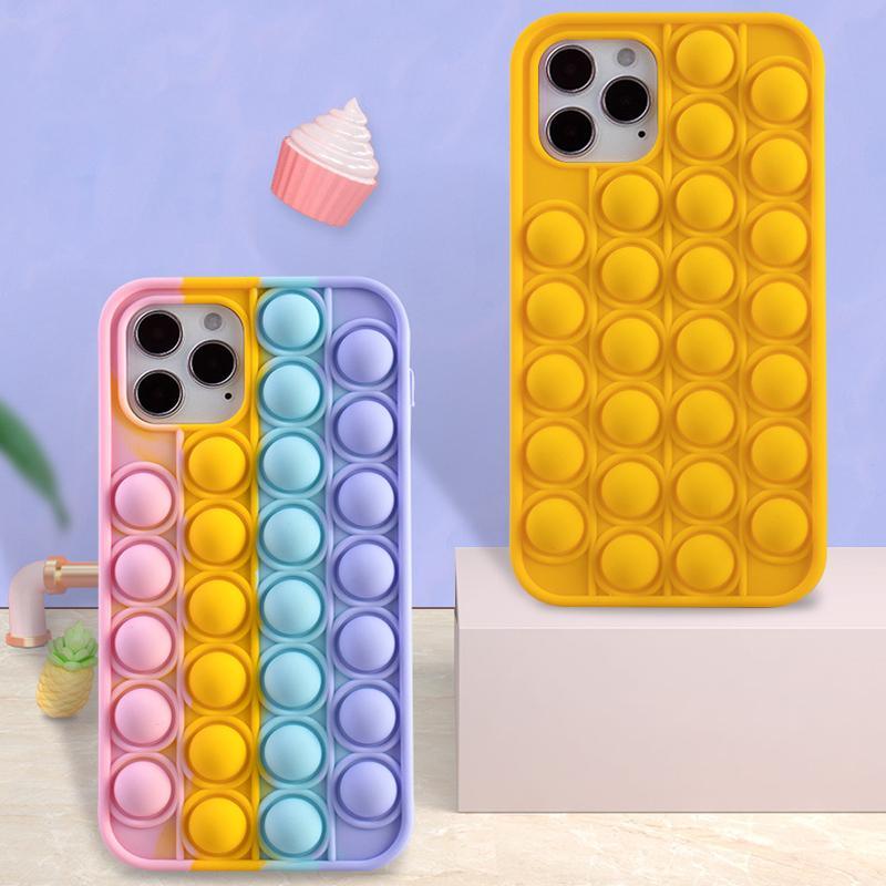 Pop Fidget Toys Push Bubble Soft Phone Case - SuperShop.Rocks