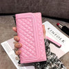 Luxury Folding Mirror Credit Card Wallet Leather Case For iPhone - SuperShop.Rocks