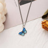 Butterfly Necklace Chain  | Butterfly Earrings Jewelry Set - SuperShop.Rocks