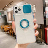 Load image into Gallery viewer, Camera Protection Ring Holder Phone Case For iPhone - SuperShop.Rocks