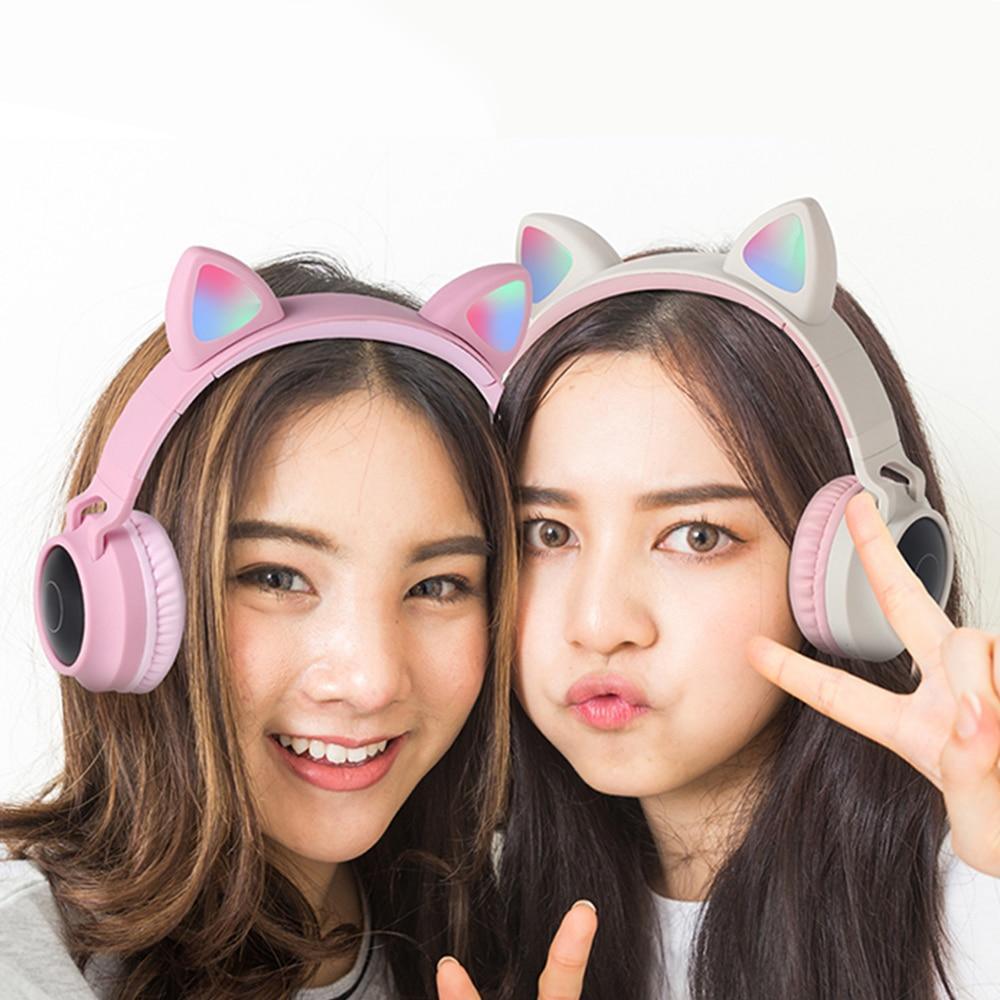 Cat Ear Bluetooth Noise Cancelling Headphones | LED Wireless Headset - SuperShop.Rocks