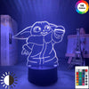 Load image into Gallery viewer, 3d Star Wars Baby Yoda Nightlight Lamp - SuperShop.Rocks