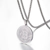 Bitcoin Coin To The Moon Necklace - SuperShop.Rocks
