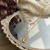 Load image into Gallery viewer, Vintage Multi-layer Coin Chain Necklace For Women