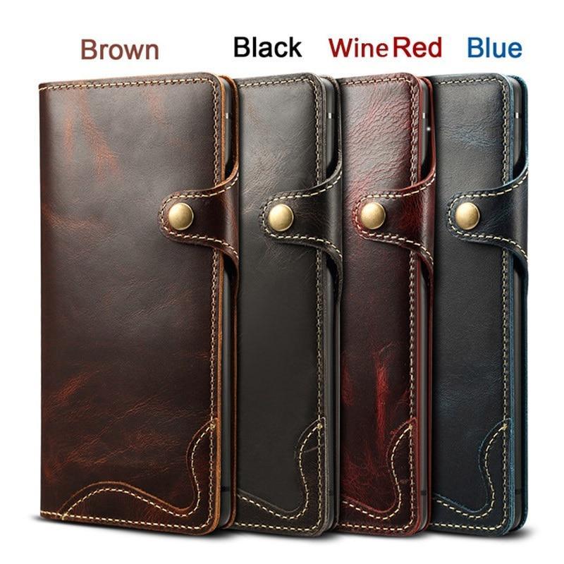 Luxury Business Style Leather Mobile Phone Wallet Case for Samsung Galaxy - SuperShop.Rocks