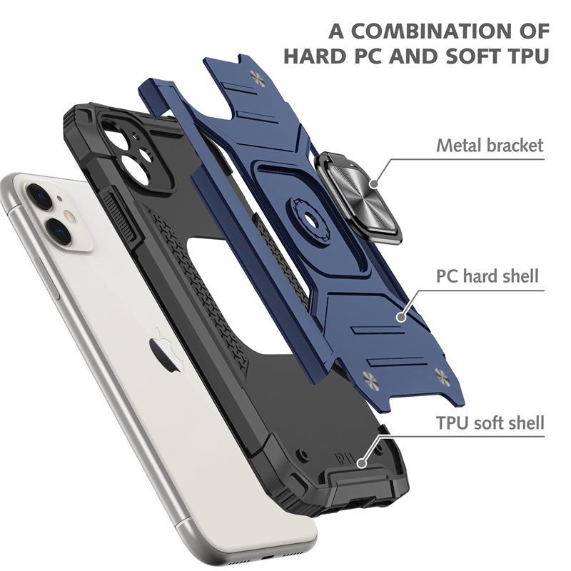 Magnetic Metal Finger Ring Holder Case For iPhone - SuperShop.Rocks