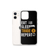 Load image into Gallery viewer, Bitcoin Eat Sleep Trade Repeat iPhone Case - SuperShop.Rocks