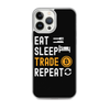 Bitcoin Eat Sleep Trade Repeat iPhone Case