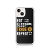 Load image into Gallery viewer, Bitcoin Eat Sleep Trade Repeat iPhone Case