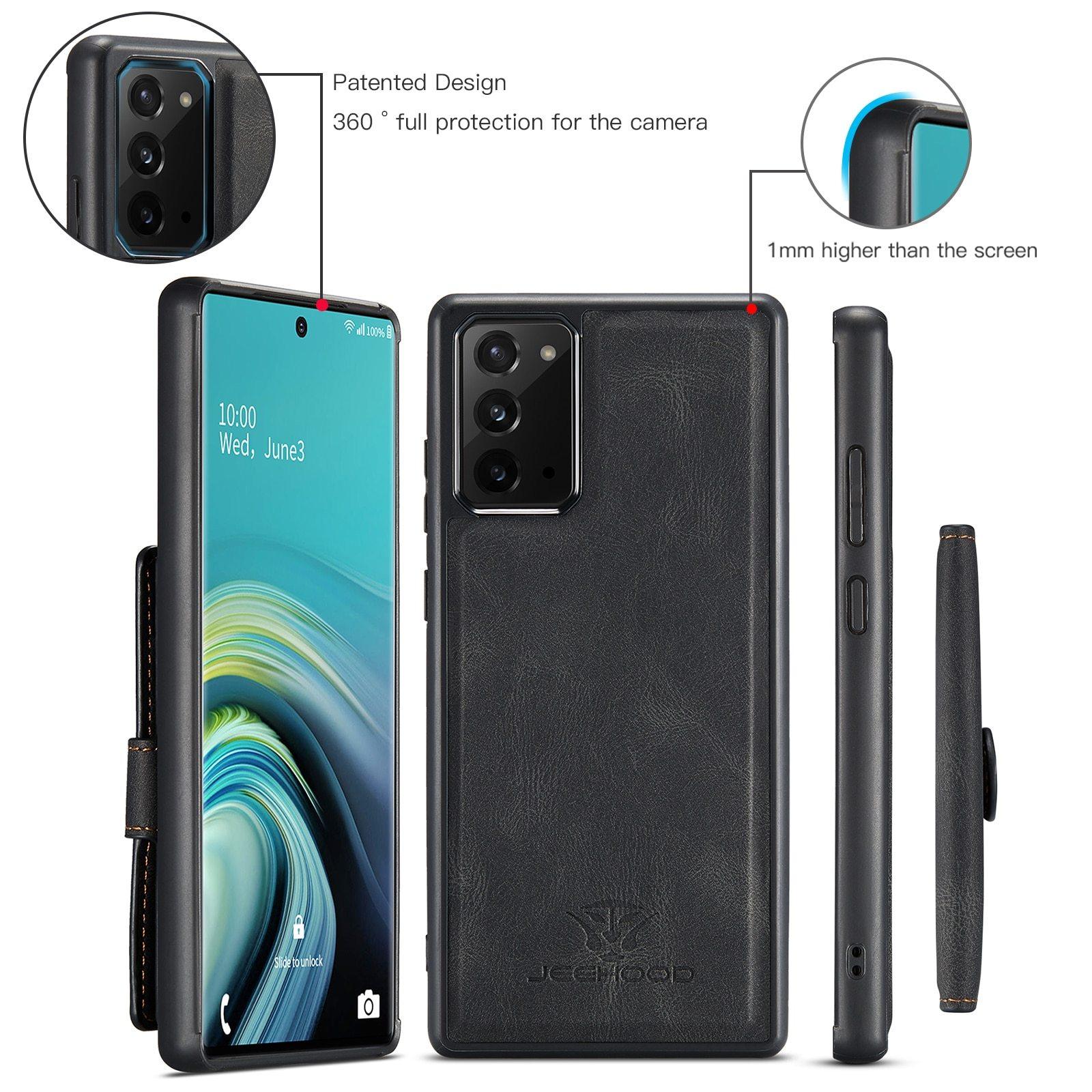 Ultra Leather Samsung Galaxy Magnetic Case - Black - SuperShop.Rocks