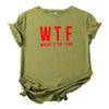 WTF Funny T Shirt for Women