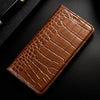 Load image into Gallery viewer, Crocodile Genuine Leather Wallet Case For iPhone