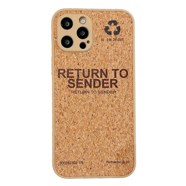 Cork Wood Eco Friendly Case For iPhone 13