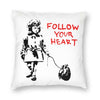 Load image into Gallery viewer, Street Graffiti Banksy Art Throw Pillows Cover for Sofa