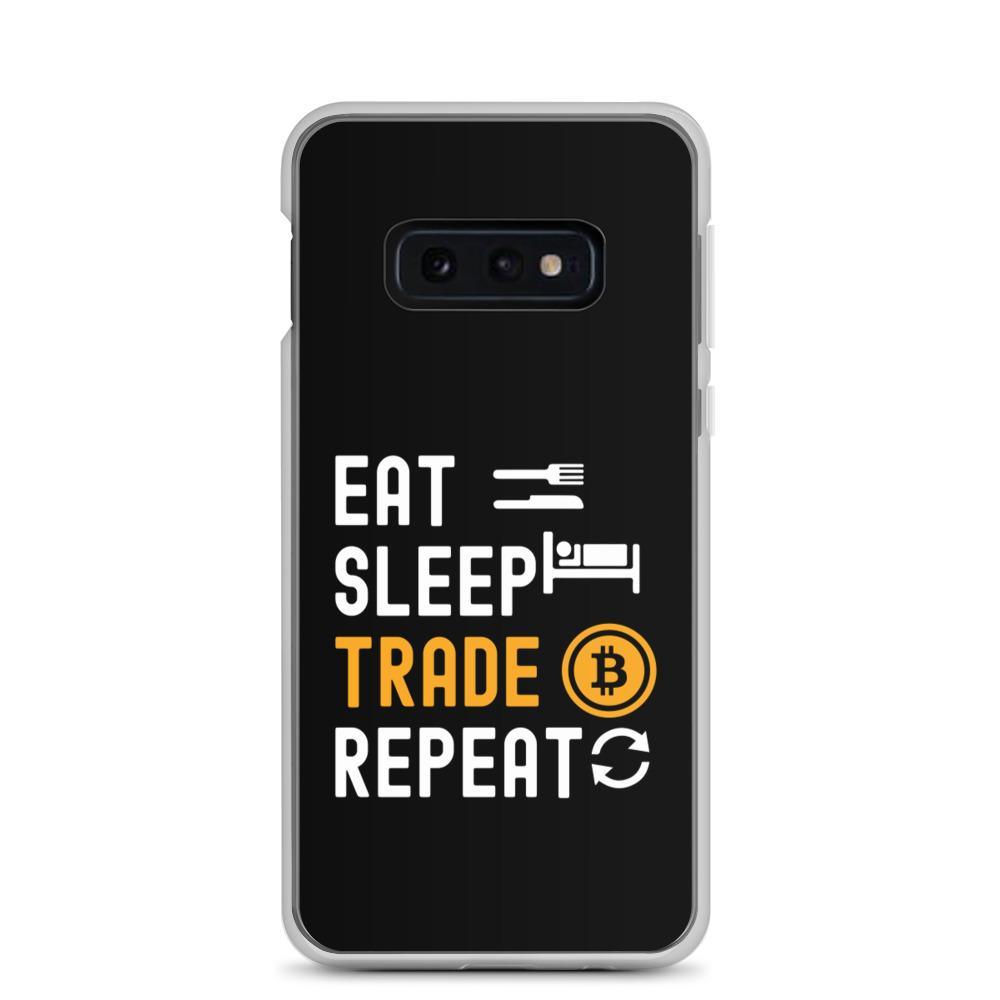 Bitcoin Eat Sleep Trade Repeat Samsung Case - SuperShop.Rocks